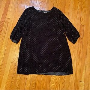 Polka Dot Shift Dress